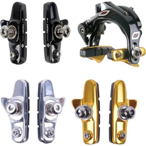 ZTTO Road Brake Block Braking Holder Shoes Cycle Brake Hoof Part Bicycle Road Bike Brake Pads Rubber Brake Pad 1Pair