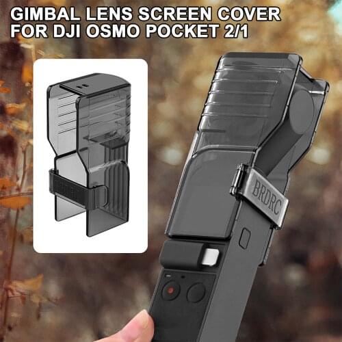BRDRC Portable Gimbal Lens Screen Lock Cover Cap Guard Protector for DJI Osmo Pocket 1 2 Action Camera Accessories