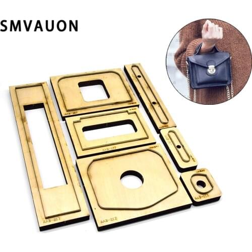 SMVAUON Womens Shoulder Bag Wooden Die-Cutting Die 2021 New Steel Die Coin Wallet Suitable For Die-Cutting Machine