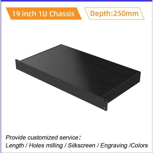 19Inch Rackmount Chassis Project Box Pcb Board Case Industrial Instrument with Touch Screen C02A