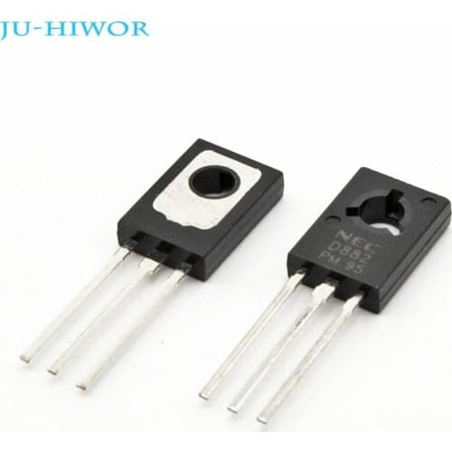 200pcs/lot 2SD882 D882 Medium Power Transistor,NPN, TO-126 3A 40V