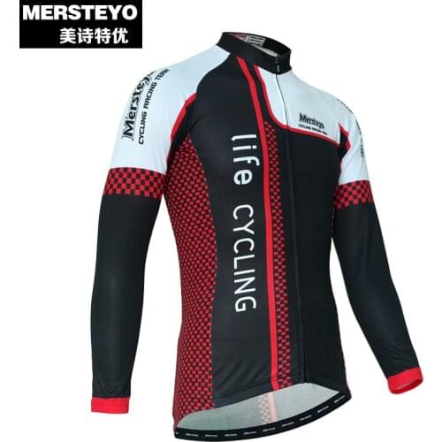 2016 MERSTEYO Long Sleeve Autumn Cycling Clothing Sport mtb Bike Bicycle Jersey Clothes/Jacket Racing Cycling Jersey Ciclismo