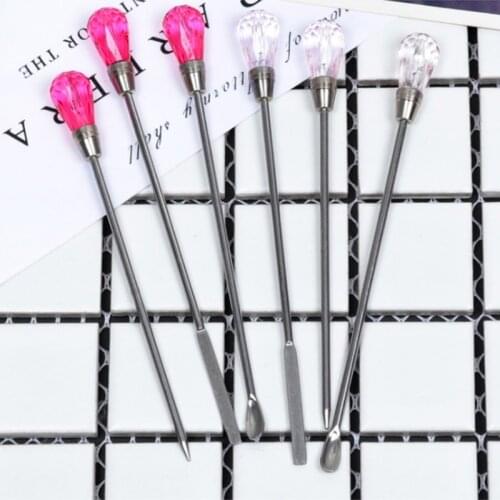 3Pcs Muddler Poke Needle Spoon Tool Set For Silicone Resin Mold Jewelry Making Tool