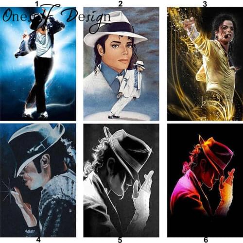 Popular Diy 5D Diamond Painting Full Set Michael Jackson Diamond Mosaic Sale beaded embroidery 5D Diamond Embroidery Home Decor