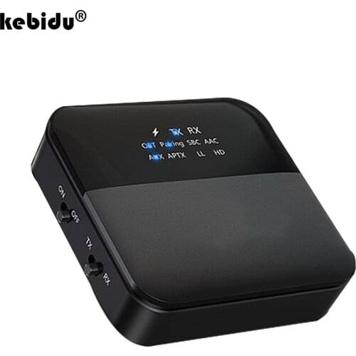 Wireless Adapter CSR8675 Bluetooth 5.0 Audio Transmitter Receiver AptX HD LL Low Latency RCA SPDIF 3.5mm Aux Jack for TV PC Car