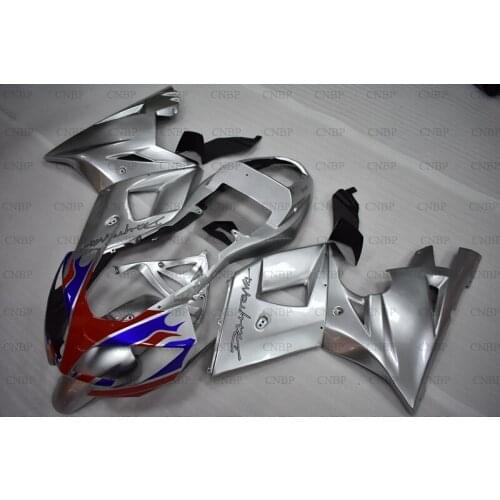 For Triumph 600 650 2003 - 2005 Fairing Kits 600 650 2005 Bodywork for Triumph Daytona600 650 2004 Silver Fairing Kits