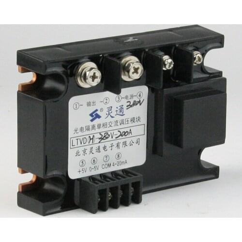 LT Photoelectric Isolation Single-phase AC Voltage Regulating Module Fully Isolated Voltage Regulating Module LTVDH-380V-200A