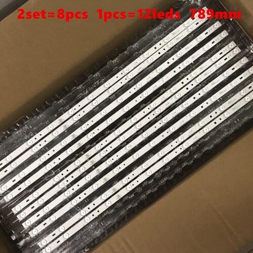 2set=8pcs 789mm LED STRIP FOR VIVAX 40inch PB11D788173BL042-002H SLE40F10M4