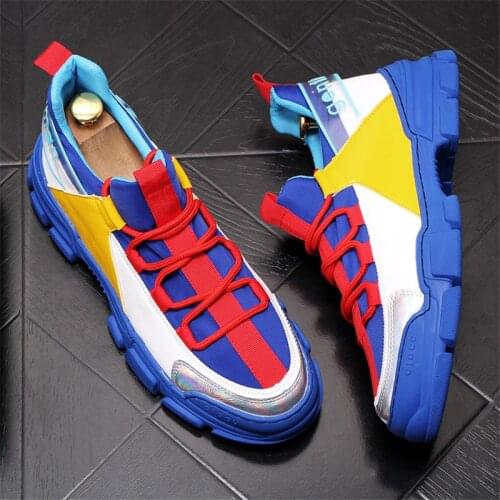 Tenis masculino original 2021 Sneakers Mixed Male Color Mens Casual Shoes Flats chaussure punk homme