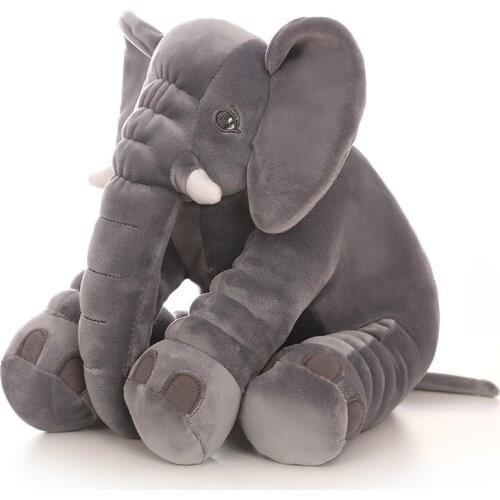 New toy cartoon elephant plush toy soft doll throw pillow toy birthday gift h1358