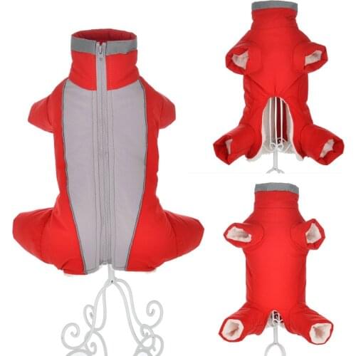 Clothes For Dogs Winter Puppy Pet Dog Coat Jacket Waterproof Reflective Dog Jumpsuits Chihuahua French Bulldog Clothing Overalls