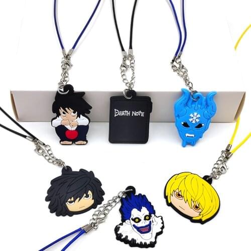 1PCS PVC Necklace Cartoon Figure Rope Chain Pendant Cute Minnie Charms Choker Necklace Kid Party Fashion Jewelry