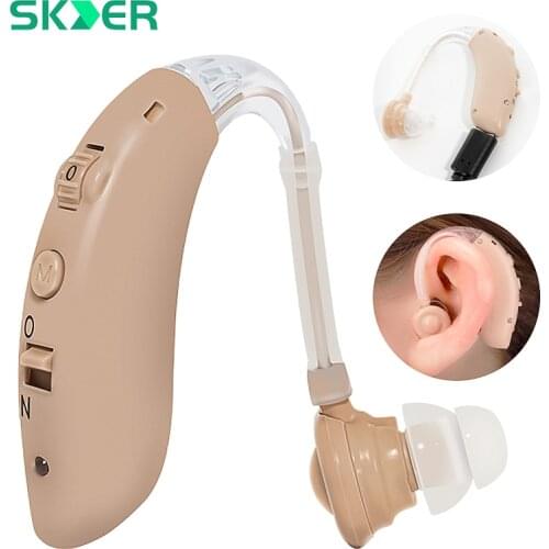 Rechargeable Mini Digital Hearing Aid Tools Bluetooth Amp Sound Amplified Speaker Listen Wireless Ear Aids For Elderly Headset