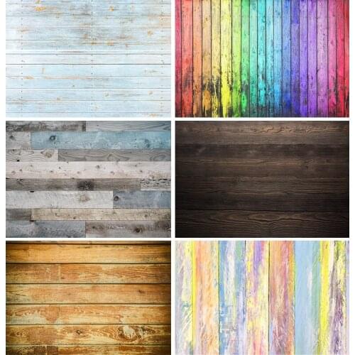 SHENGYONGBAO Wooden Photography Background Wood Plank Texture Newborn Baby Portrait Photocall Photo Backdrops Prop 210318MXX-H2