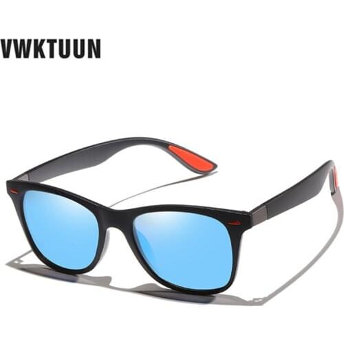 VWKTUUN Polarized Sunglasses Men Women Driving Driver Shades Vintage Square Sun Glasses Mens HD Polarized Oculos Mirror Points