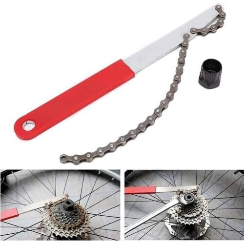 Special wrench For flywheel removal, mountain bike repair chain wrench tools, tools C8E7