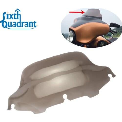 Light Smoke 8" Motorcycle Windshield Windscreen Fits For Harley Davidson Electra Street Glide FLHX FLHT Touring 1996-2013