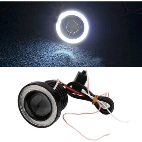 1 * 3.5 " Angel Eye Led Fog Lamp Suv General White Driving Headlamp 12v High Quality Aluminum Shell + Glass Lens + Led Lamp 320