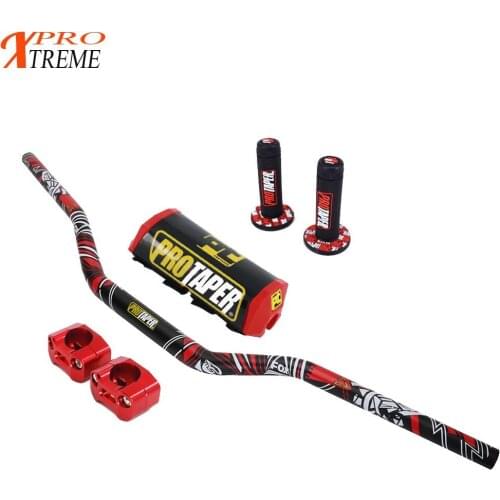 Motorcycle Universal Bar Pad Handlebar Grips Pads Handlebar 28mm 1 1/8" clamp For HONDA KTM SUZUKI YAMAHA Dirt Bikes