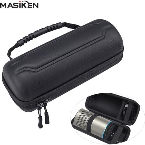 MASiKEN Protective Case Cover Bag for Amazon All-new Echo (2nd Generation) Holder Zipper Pouch Storage Box Handbag ShoulderBag