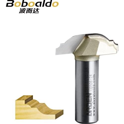 1pcs 1/2 Shank Classic Plunge Cutter Bits Double Roman Ogee Groove Arden Router Bit