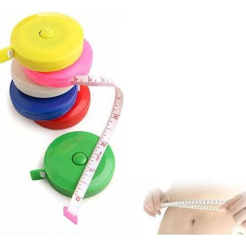 1pc 150cm/60" Tape Measures Portable Retractable Ruler Children Height Ruler Centimeter Inch Roll Tape Random Color