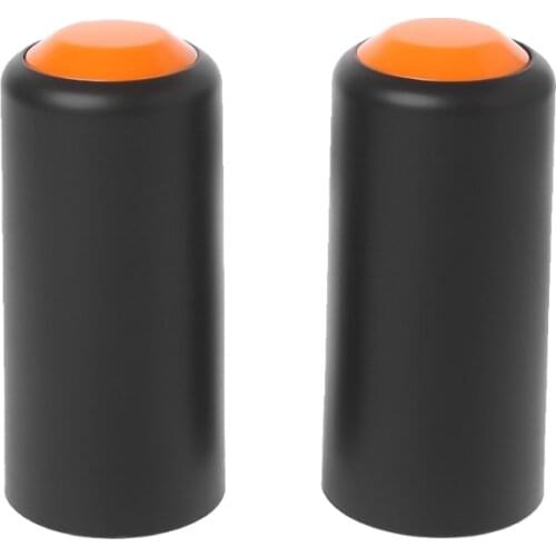 2pcs Wireless Microphones Handheld Mic Battery Screw On Cap Cover For Shure Pgx2 Slx2