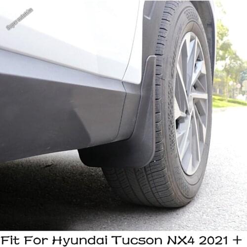 Exterior Parts For Hyundai Tucson NX4 2021 2022 4 PCS Front Rear Fender Mud Flaps Guard Splash Flap Mudguard Car Accessories