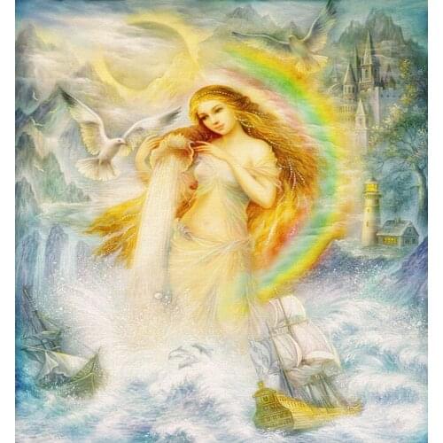 5D DIY Diamond mosaic diamond embroidery Diamond painting full square "Beautiful sceneryClassical figure"Mosaic Home Decor