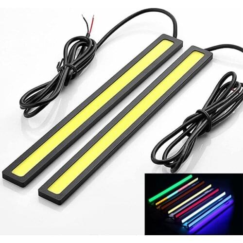 17cm COB Car Daytime Running Light DRL LED Strip Light External Light Waterproof Highlight Waterproof High Power