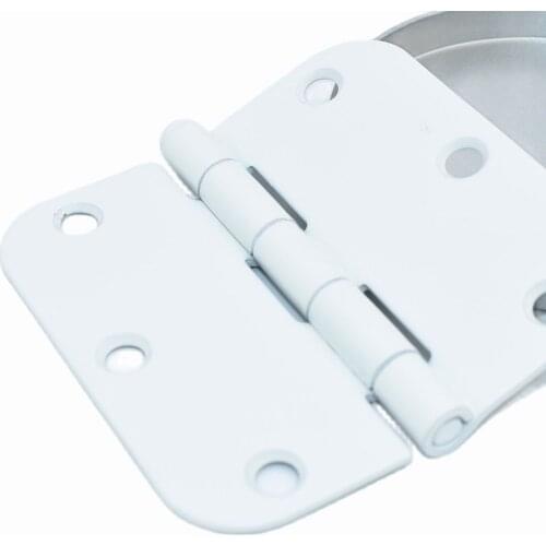 White Metal Hinges Butt Hinges Cabinet Decorative Hinges Door Hinges Closet Hinge Folding Box Hinges for Cabinets Wooden Cases