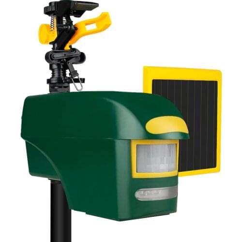 Free Shipping Aosion solar motion-activated sprinkler animal repeller to repel birds,cats,dogs,foxes,deers repellent