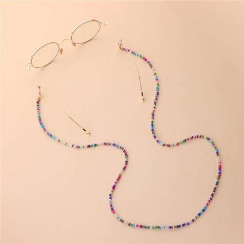 16 Colors Fashion Reading Glasses Chain Retro Beads Eyeglass Sunglasses Spectacle Cord Neck Strap String Mask Chain Jewelry