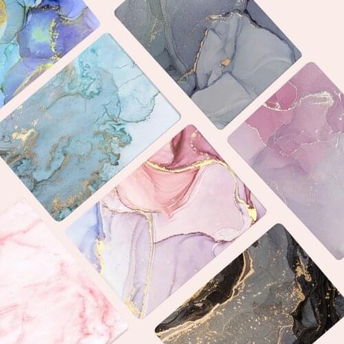 New Marble Pattern Case for Mac Book Air 13 A2337 A1932 Touch ID Cover for Macbook M1 Air Pro 13 15 16 A2141 A2338 A2179 A1707