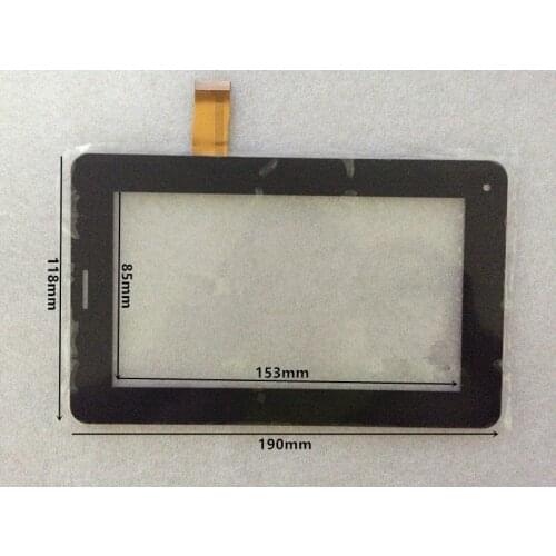 Black 7 inch for pollici cod. TPS142-7 Capacitive Touch Screen Panel Repair Replacement Spare Parts Free Shipping