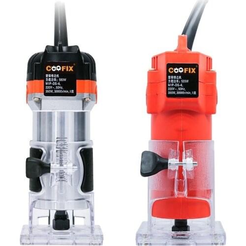 520W 28000rpm woodworking electric trimming machine wood milling grooved trimming machine manual engraving machine wood milling