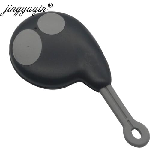 Jingyuqin 10pcs/lot Remote Car Key Shell 2 Buttons Fit for Cobra Alarm 7777 Key FOB Cases Replacement