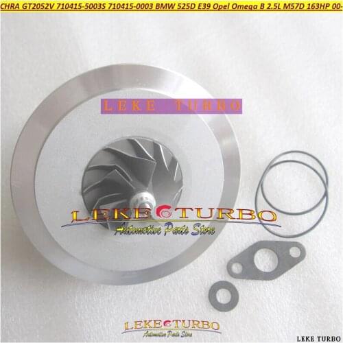 Turbo Cartridge CHRA GT2052V 710415-5003S 710415 710415-0003 Turbocharger For BMW 525D E39 00- For Opel Omega B 2.5L M57D 163HP