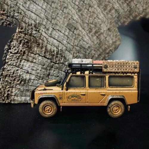 Diecast 1/64 Scale Alloy Model Cars MINI GT 1989 Defender 110 Version Adult Collection Static Decoration Gifts Toys for Boys