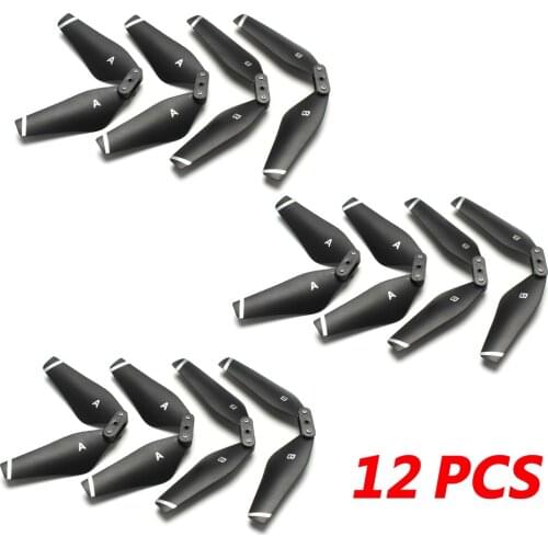 12PCS RC Quadcopter Blade Propeller Spare Part for H78G Folding GPS Aerial Drone Propeller Props Accessories