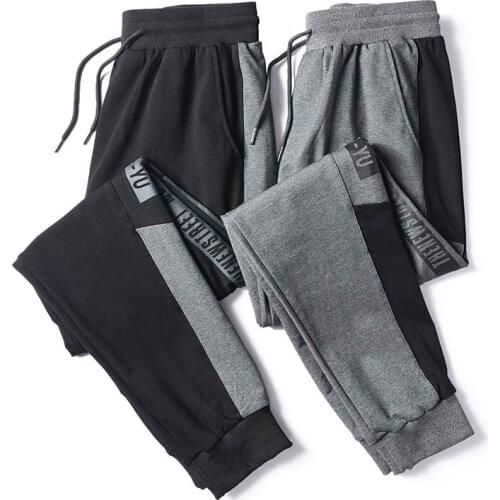 Mens Sweatpants Autumn Winter Man Harem Pants Fitness Bodybuilding Joggers Workout Trousers Men Casual Cotton Pencil Pants Homme
