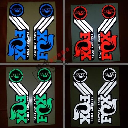 Mountain bike sticker reflective mountain frame s for fox-sticker,fixed gear bicycle fork