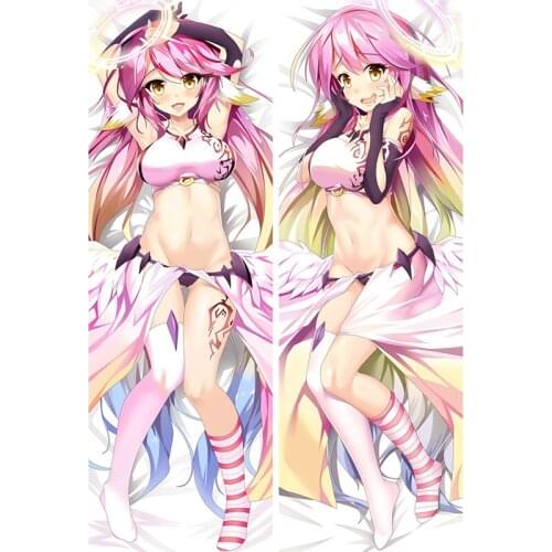 Newly Design Jibril Anime Dakimakura Pillow Cover Pillow Case Bedding Pillowcases