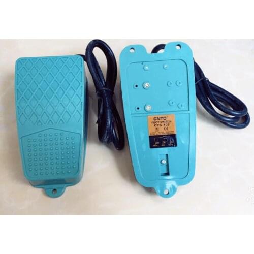 AC250V 10A Foot Switch CFS-101 CFS-102 Pedal Switch point move pedal power controller 1meter wire