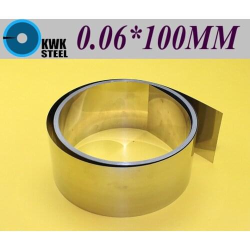 Stainless SUS304 Steel Strips 0.06*100*1000mm in Coil for Molds Distance Washer High Precision Parts Coiled Silicon Steel Sheet