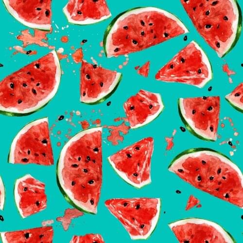 Happy Birthday Watermelon Backdrop Holiday Fruit Photography Background Celebration Photo Booth Studio Decor