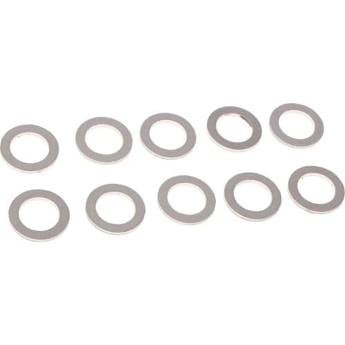 Aluminum Oil Drain Plug Gasket for Honda Acura 94109-14000 - Fits M14, Pack of 10