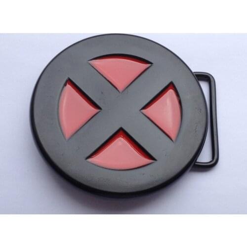 Xman belt buckle with black coating finish