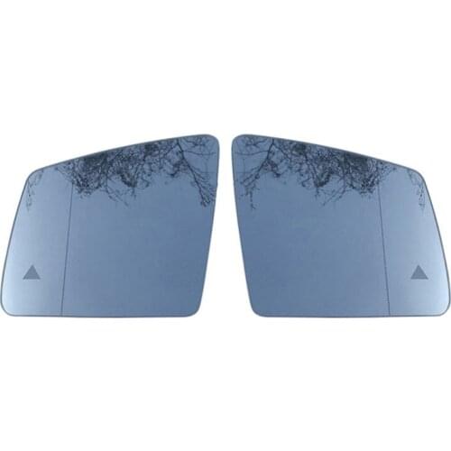 Wide Angle Replacement Heated Blind Spot Warning Wing Rear Mirror Glass For Mercedes-Benz GL ML GLE Class W164 W166 2010-2018