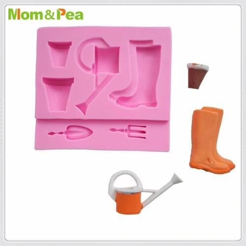 Mom&Pea MPA1977 Gardon Tools Silicone Mold Cake Decoration Fondant Cake 3D Mold Food Grade